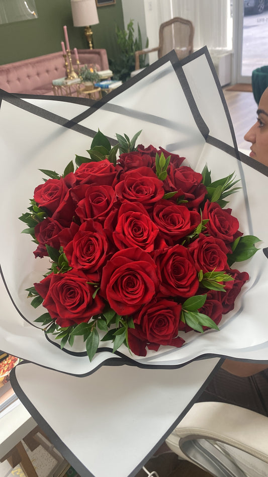 Red Roses Bouquet - 50% off only this week