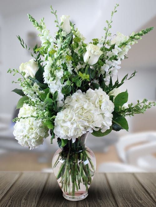 Sympathy White Flowers - Funeral Arrangement Small