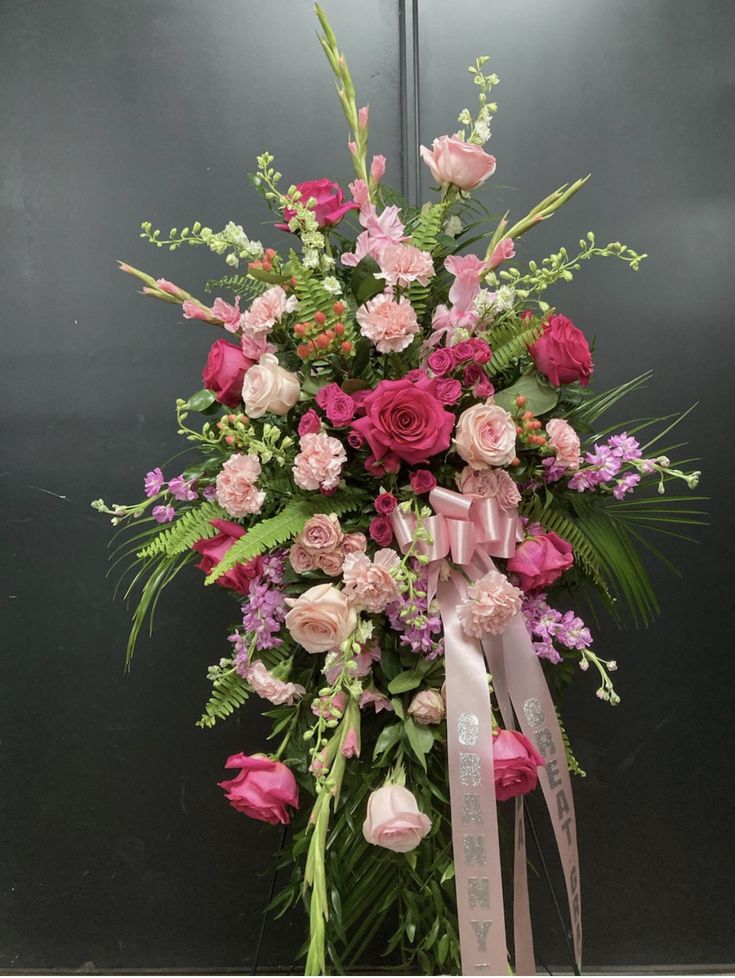 Spray white Flowers - Funeral Arrangement
