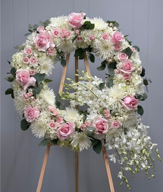 Sympathy Flowers Halo