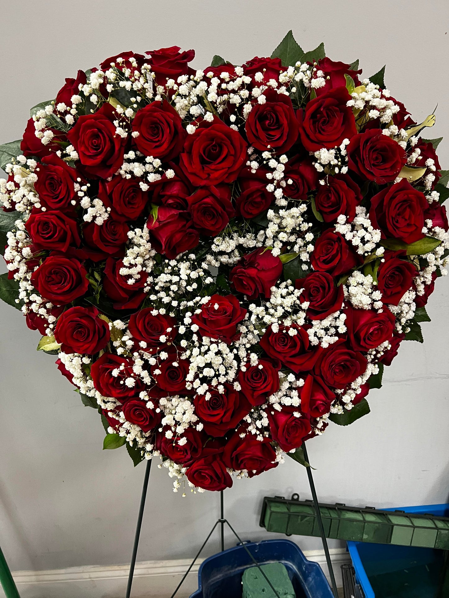 Sympathy - Heart Crown Flowers – Free Delivery
