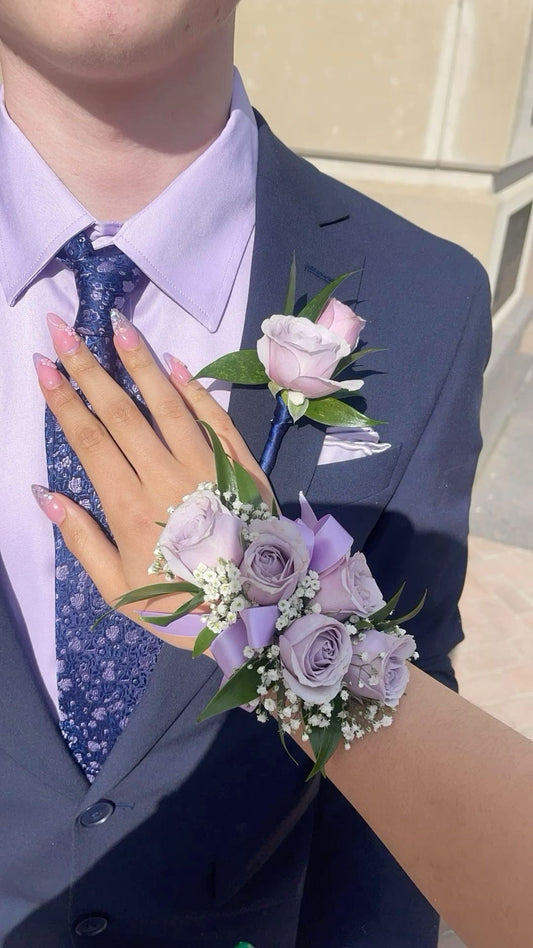 Prom corsage + Boutonniere
