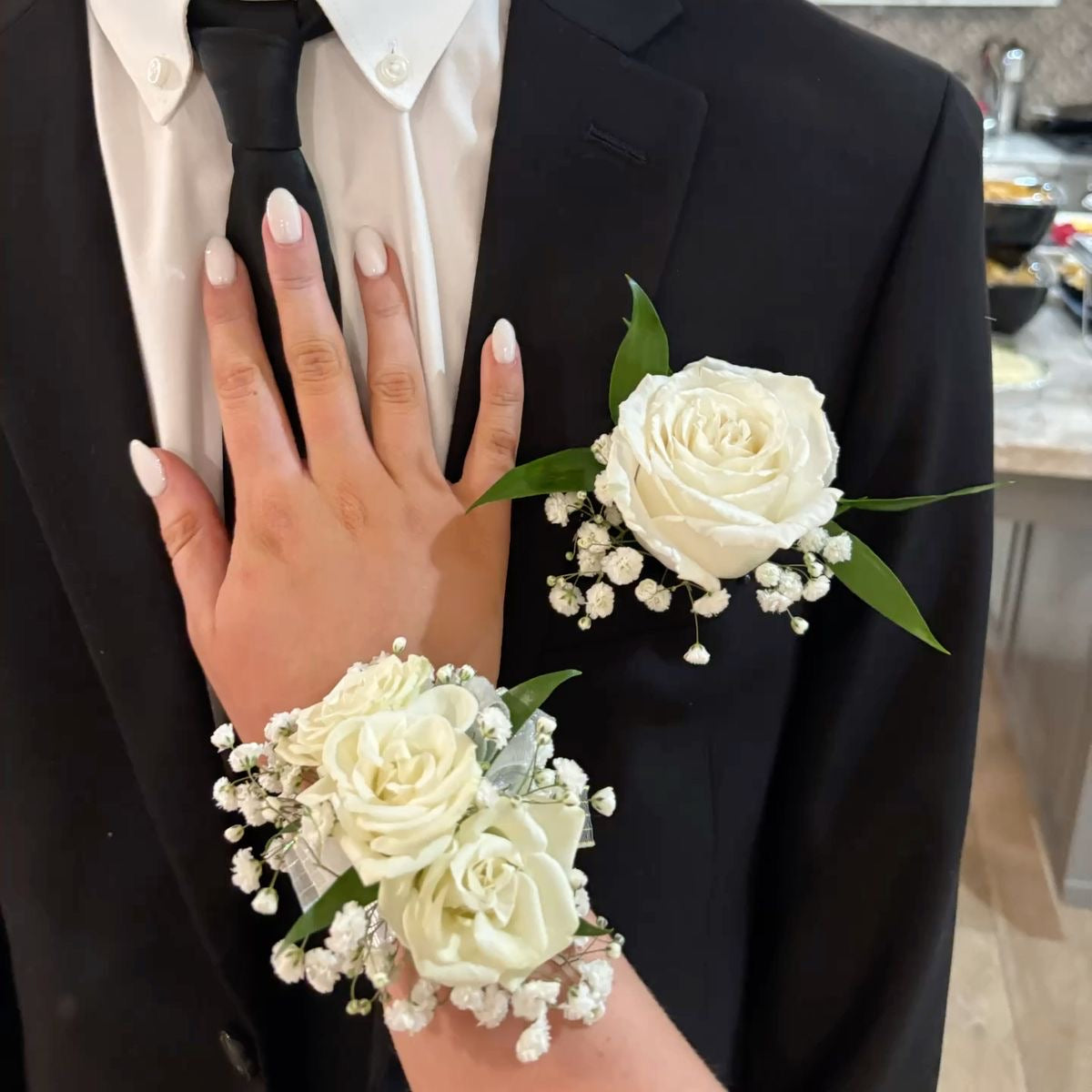 Prom corsage + Boutonniere